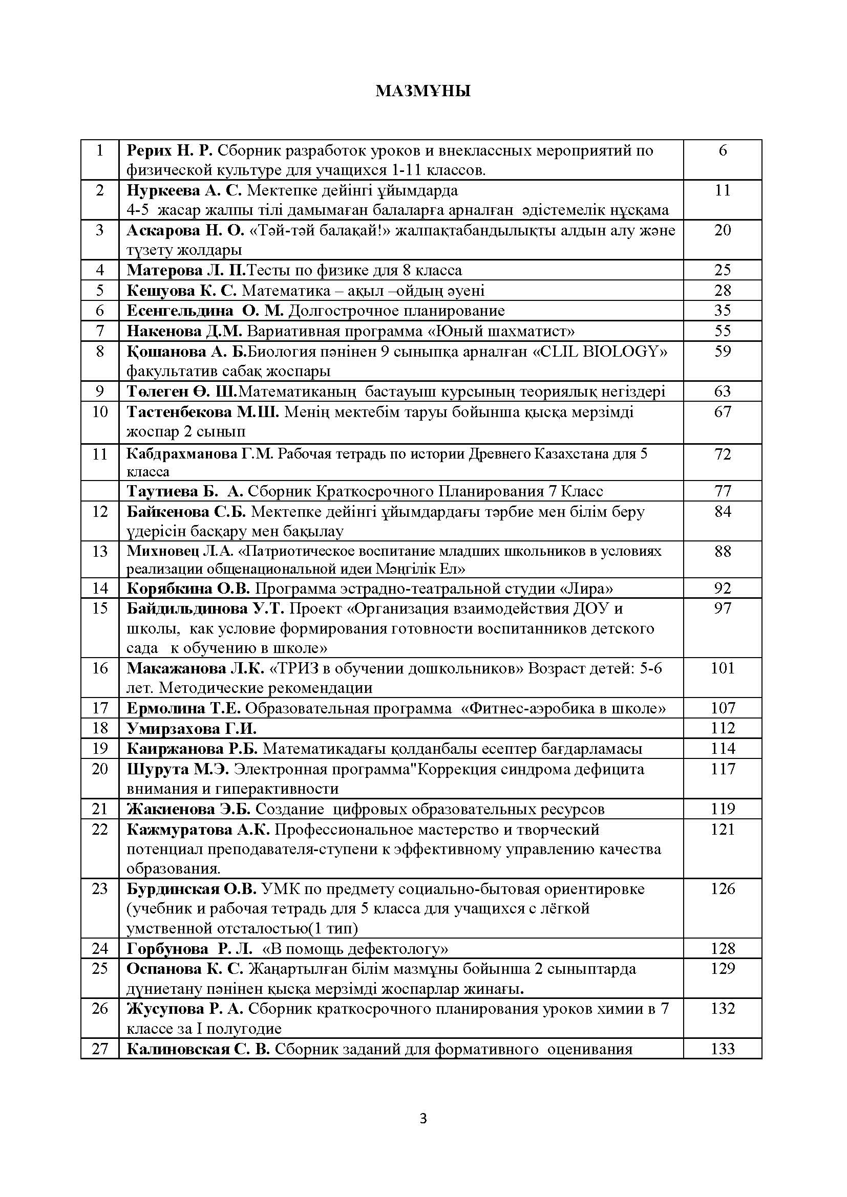 Новые горизонты педагогических инноваций в образовании», посвященного 20-летию столицы Республики Казахстан - города Астаны