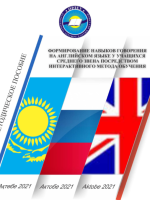 Интерактивті оқыту әдісі арқылы орта буын оқушыларының ағылшын тілінде сөйлеу дағдысын қалыптастыру