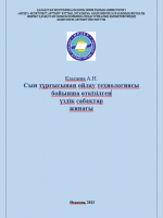 Камзина А.Н. Сын тұрғысынан ойлау технологиясы бойынша өткізілген үздік сабақтар жинағы