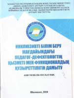 Развитие функциональных компетенций и деятельности педагога-дефектолога в условиях инклюзивного образования